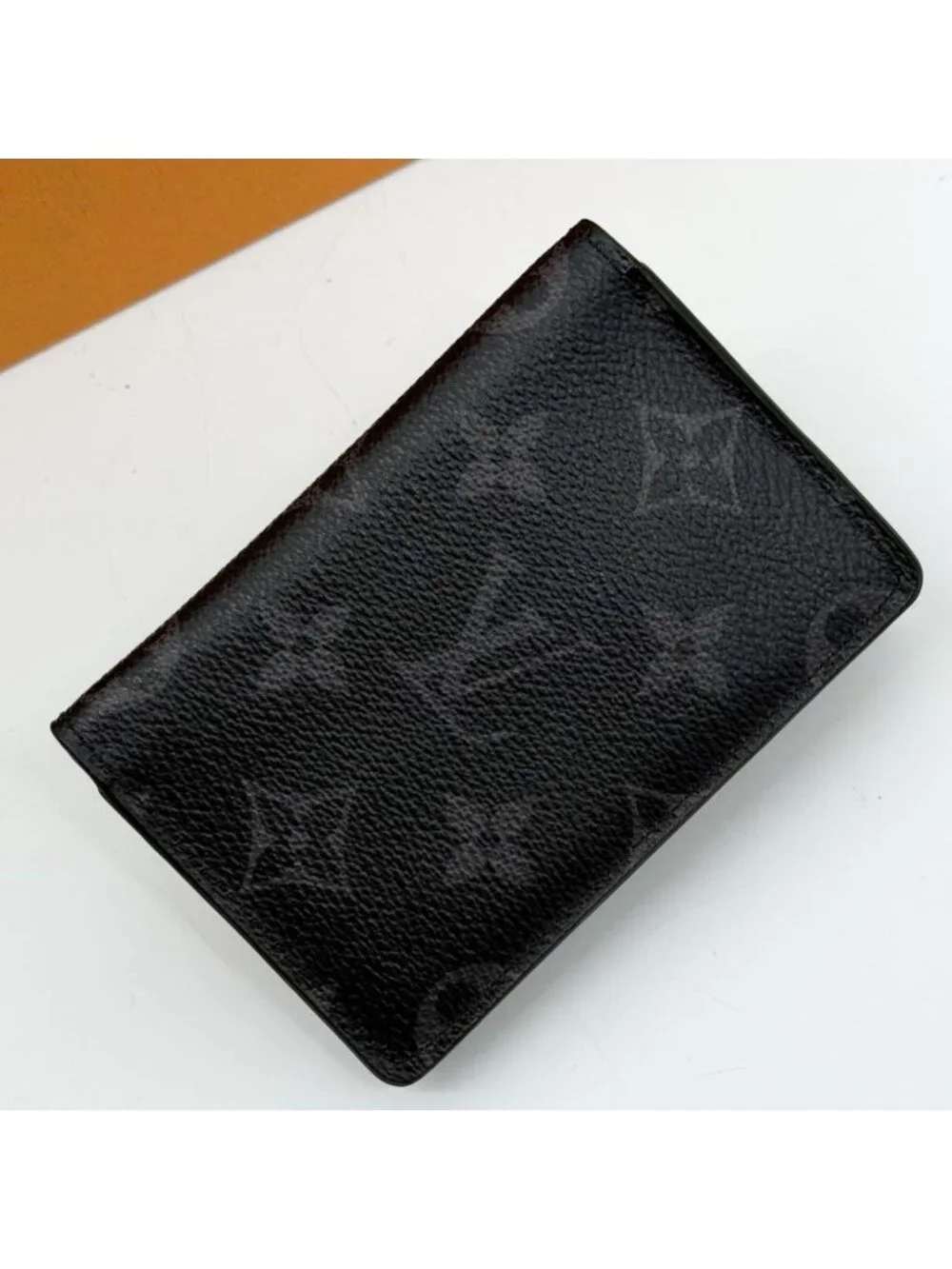 Louis Vuitton Pocket Organizer Eclipse Monogram Pass Case Wallet Card Holder